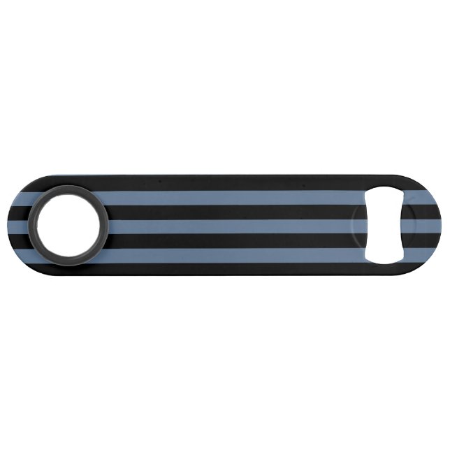 Blue grey and black stripes (Back Horizontal)