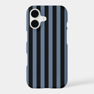 Blue grey and black stripes