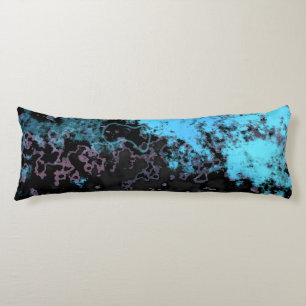 Blue, Grey and Purple Marble Abstract Body Cushion