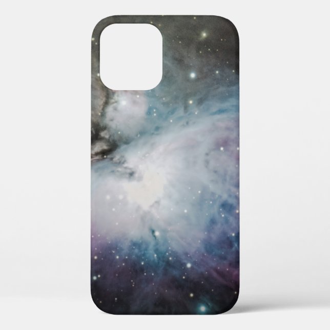 Blue, grey, and purple nebula Case-Mate iPhone case (Back)