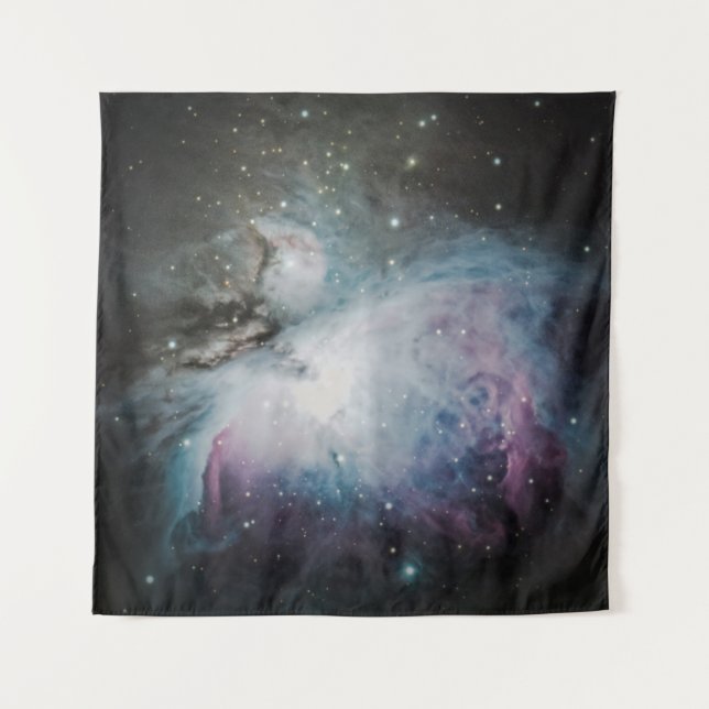 Blue, grey, and purple nebula tapestry (Front)