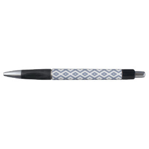 Blue grey and white diamond pattern