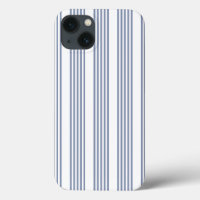 Blue-grey and white five stripe pattern