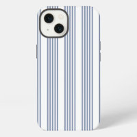 Blue-grey and white five stripe pattern