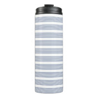 Blue-grey and white five stripe pattern
