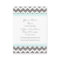 Blue Grey Chevron Retro Business Cards