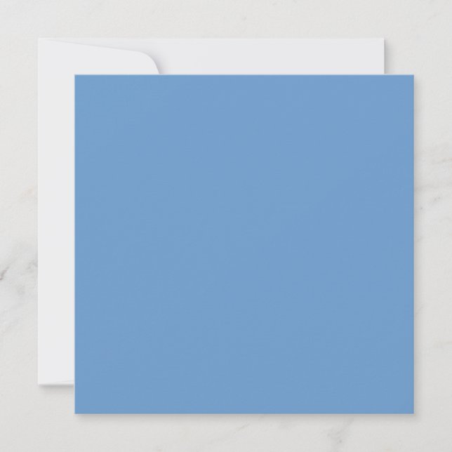 Blue-grey (Crayola) (solid colour)  Holiday Card (Front)