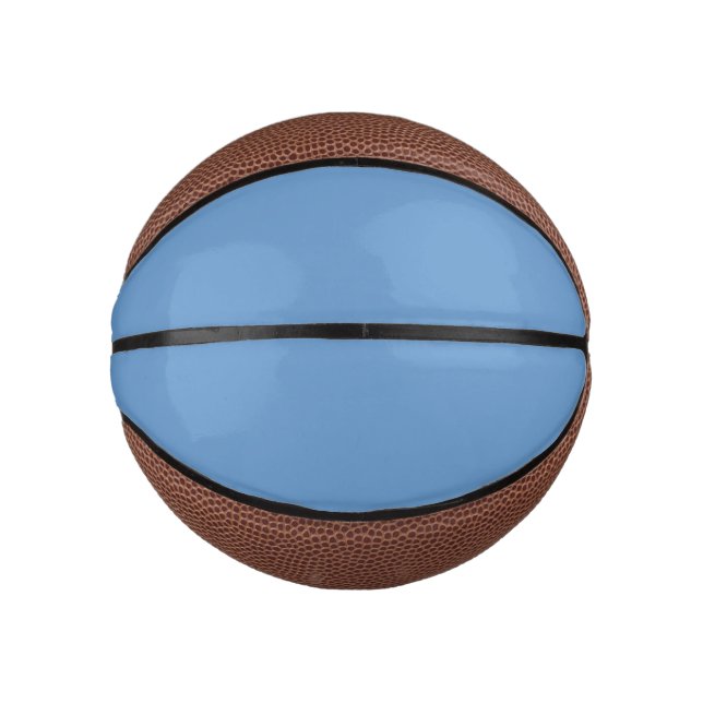 Blue-grey (Crayola) (solid colour)  Mini Basketball (Front)
