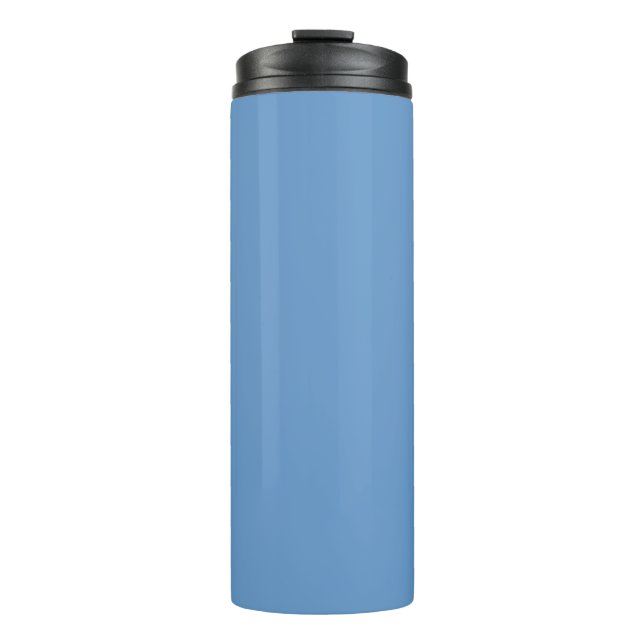 Blue-grey (Crayola) (solid colour)  Thermal Tumbler (Front)