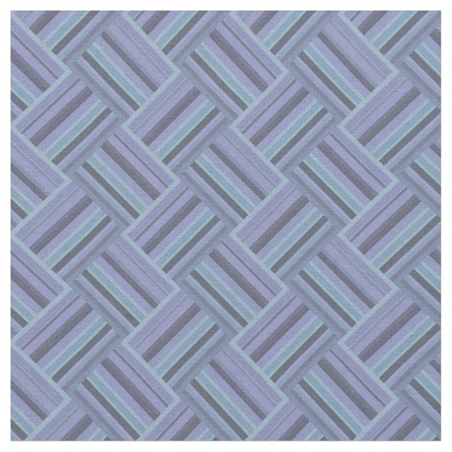 Blue-grey diagonal stripes weave pattern fabric (Close Up)