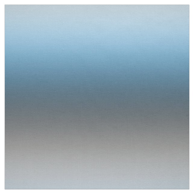 Blue Grey Gradient Ombre Colored Fabric (Swatch)