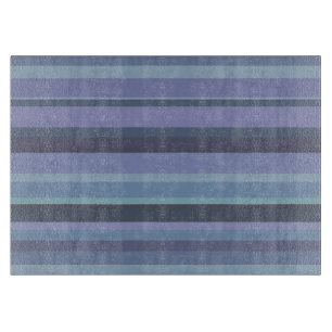Blue-grey horizontal stripes cutting board