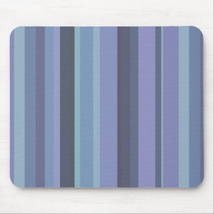 Blue-grey horizontal stripes mouse mat