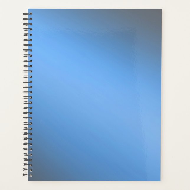 Blue Grey  moonlight ombre effect  Planner (Front)