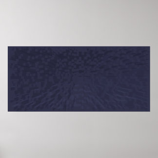 Blue Grey perspective graphic Poster Prints