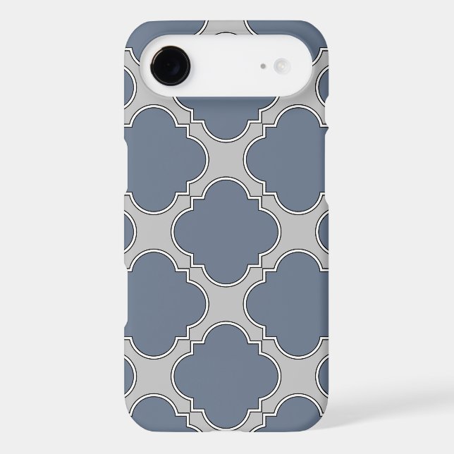 Blue-grey quatrefoil (Back)