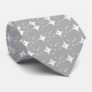 Blue & Grey Retro Men’s Neck Tie