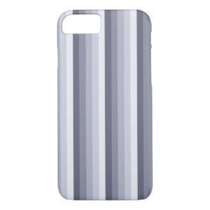 Blue grey shadow stripes iPhone 8/7 case