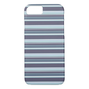 Blue-grey stripes iPhone 8/7 case