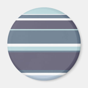 Blue-grey stripes magnet