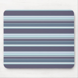 Blue-grey stripes mouse mat