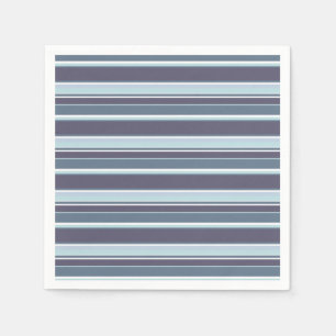 Blue-grey stripes napkin