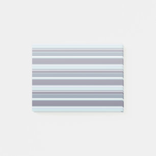 Blue-grey stripes post-it notes
