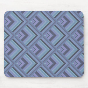 Blue-grey stripes scale pattern mouse mat