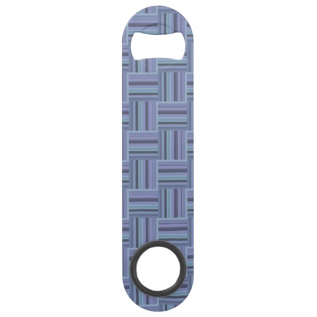 Blue-grey stripes weave pattern (Front)