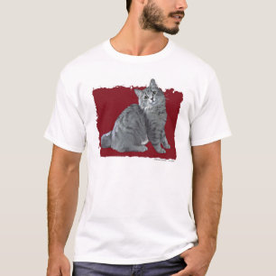 Blue/Grey Tabby Cat T-Shirt