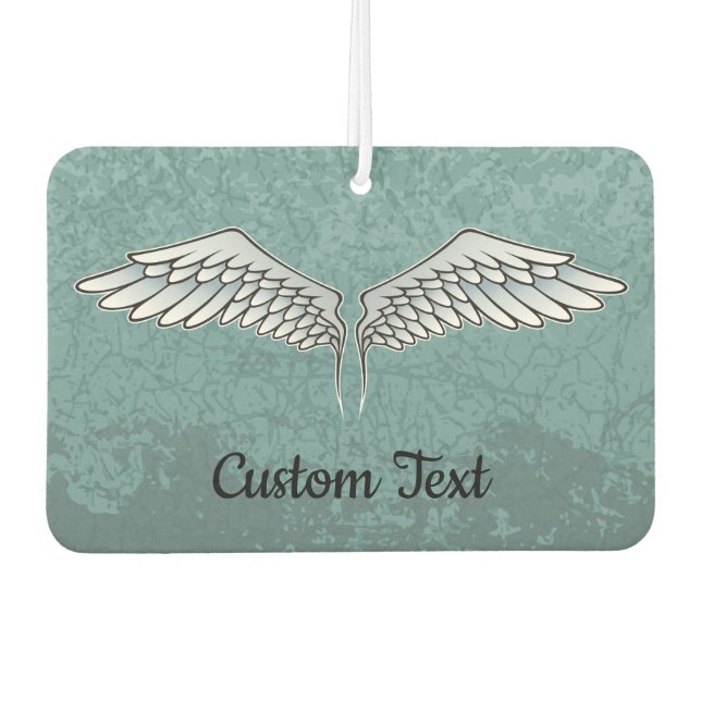Blue-Grey Wings Car Air Freshener (Front)
