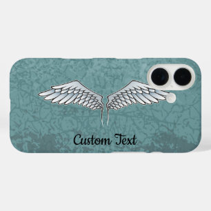 Blue-Grey Wings iPhone Case