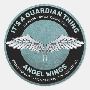 Blue - Grey Wings Label