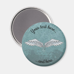 Blue-Grey Wings Magnet