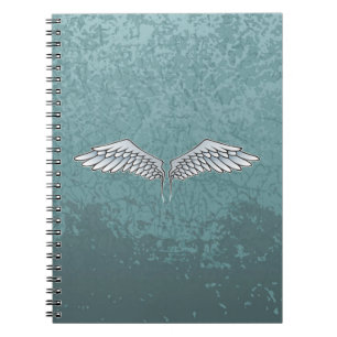 Blue-grey wings notebook