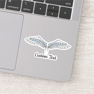 Blue-grey Wings Sticker