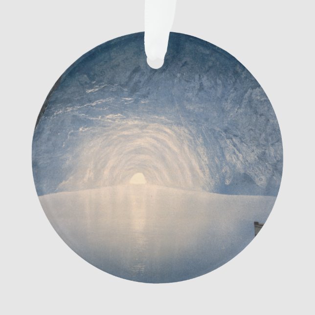 Blue Grotto, Island of Capri, Campania, Italy Ornament (Front)