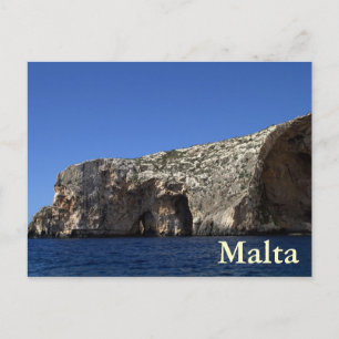 Blue Grotto, Malta Postcard