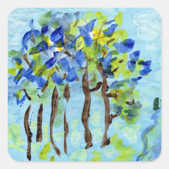 Blue grove stickers (Front)