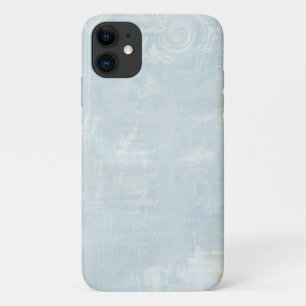 Blue Grunge Art Page iPhone 11 Case