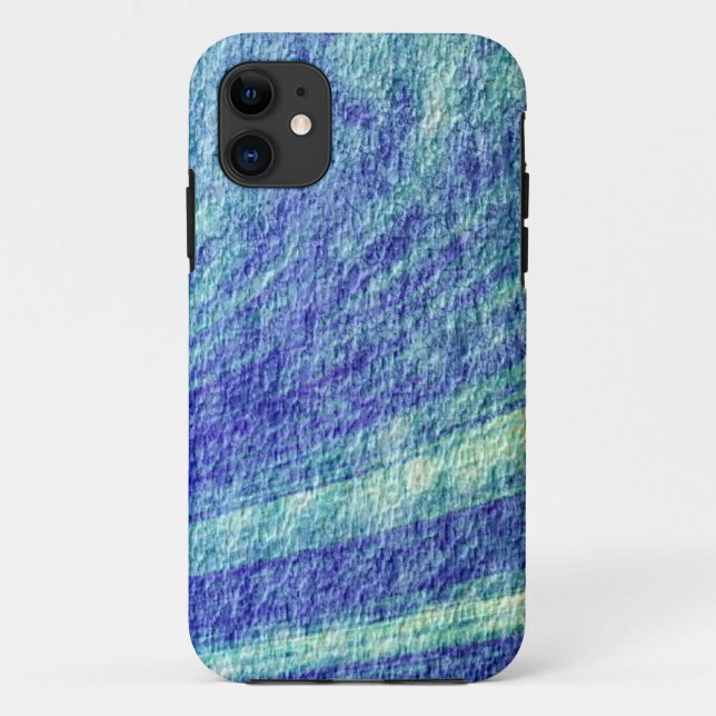 Blue grunge texture wall background Case-Mate iPhone case (Back)