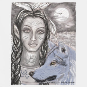 Blue Guardian Fleece Blanket