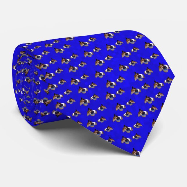 Blue Guinea Pigs, Neck Tie (Rolled)