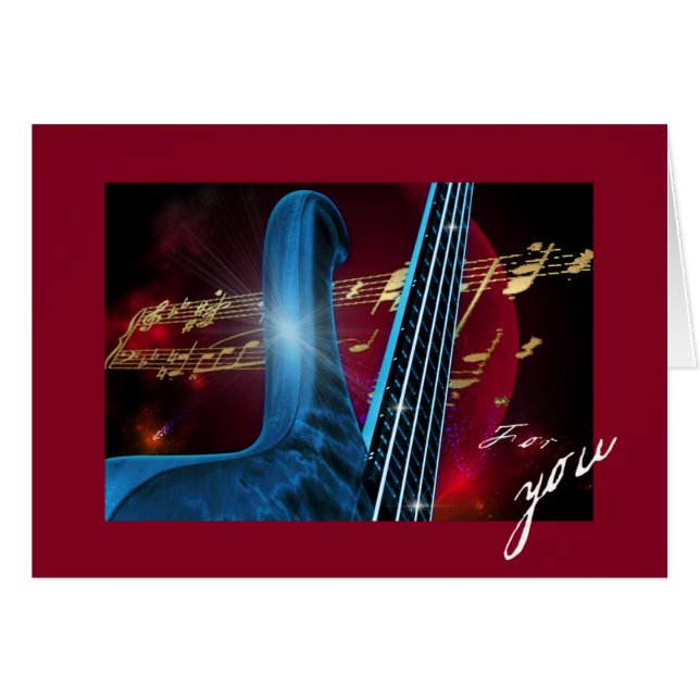 Blue  Guitar (Front Horizontal)