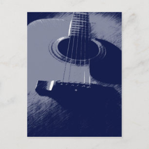 Blue Guitar Postcard