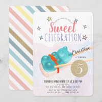 Blue Gummy Bear Candy Sushi Girl Birthday