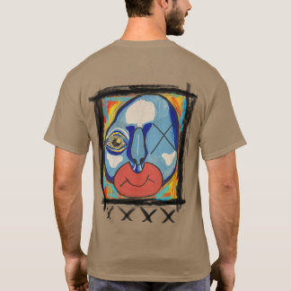 Blue Guy mixed media  T-Shirt