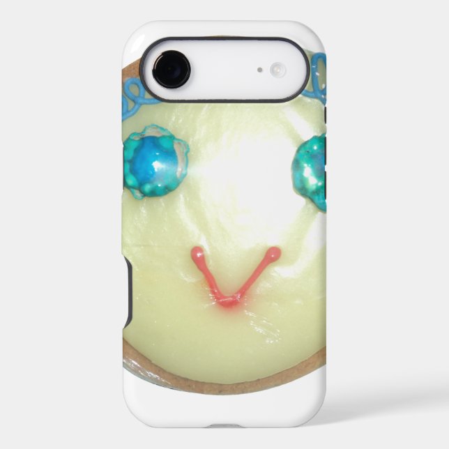 Blue Hair Emoji Art Print/Graphic (Back)