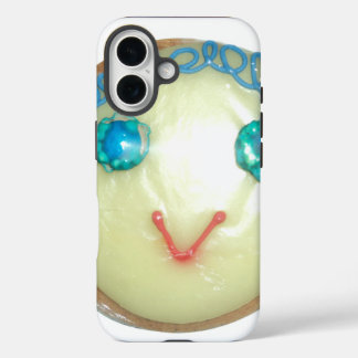 Blue Hair Emoji Art Print/Graphic iPhone 16 Case