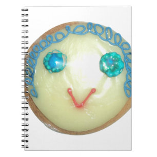 Blue Hair Emoji Art Print/Graphic Notebook